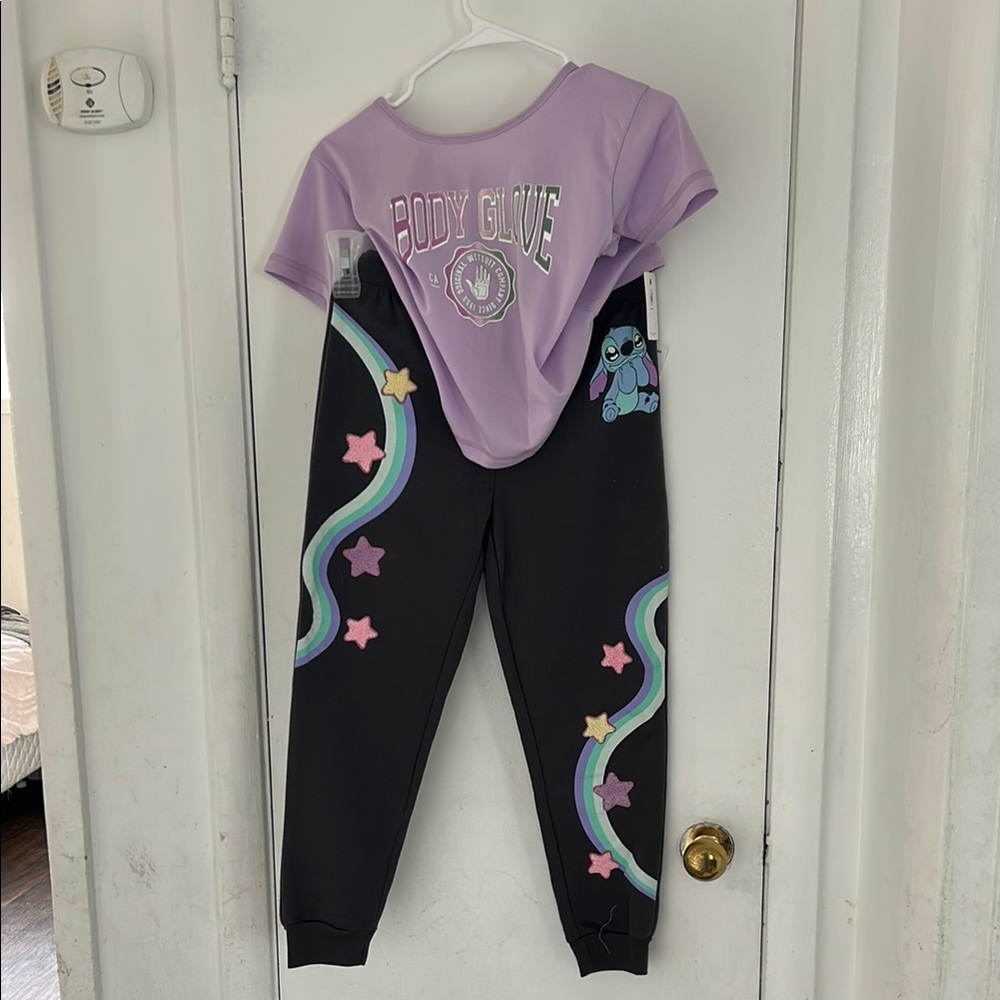 Body Glove Kids Matching Set - Purple and Black